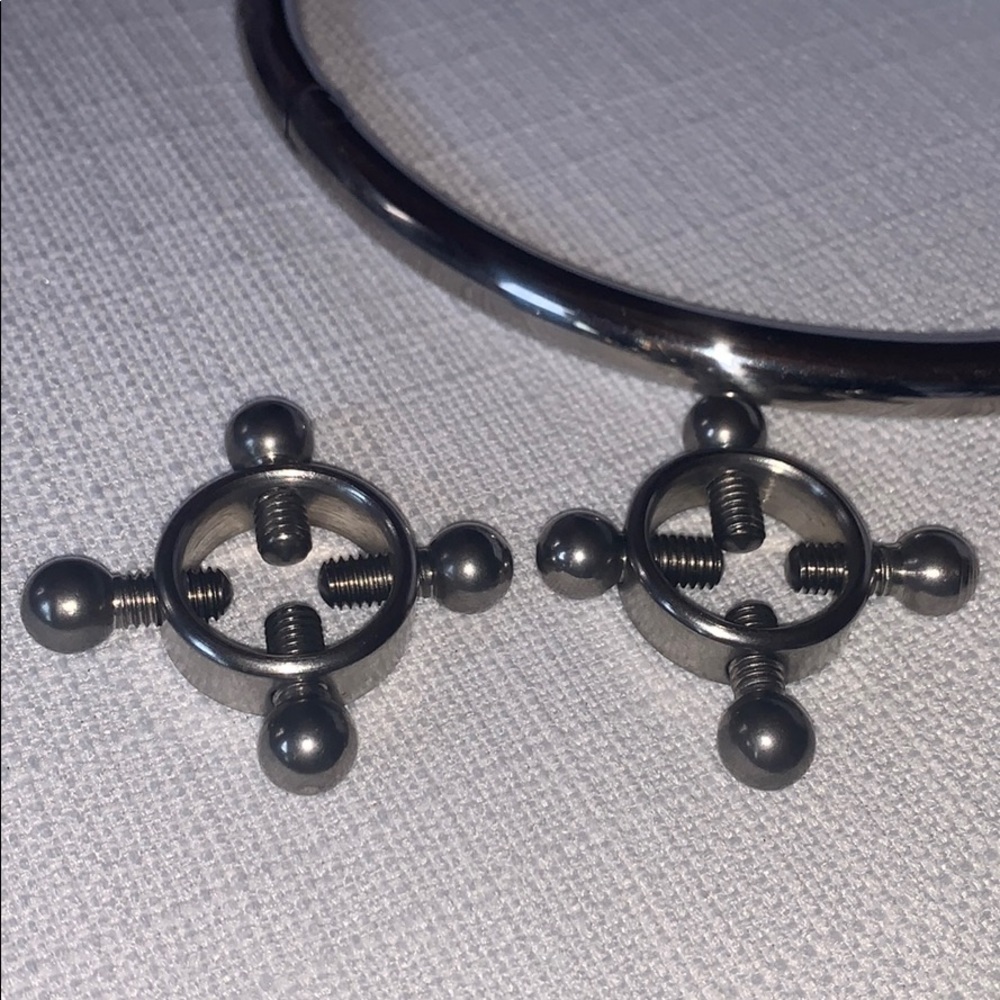 Heavy Nipple BDSM Rings Jewelry